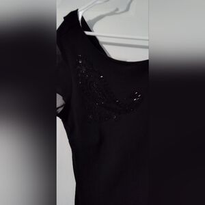 Robbie Bee Black Backless Dress